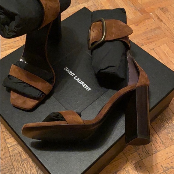 BNIB Saint Laurent LouLou Buckle Sandal - Picture 2 of 2